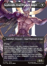 Sephiroth, Fabled SOLDIER // Sephiroth, One-Winged Angel (Borderless) (0382) [FINAL FANTASY]