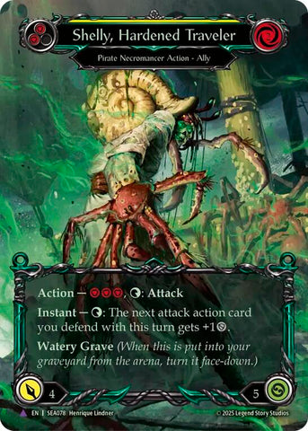 Shelly, Hardened Traveler (Marvel) [SEA078] (High Seas)  Cold Foil