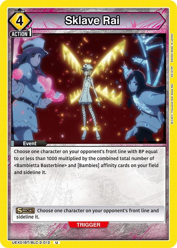 Image for Sklave Rai (UEX01BT/BLC-2-012) - Union Arena