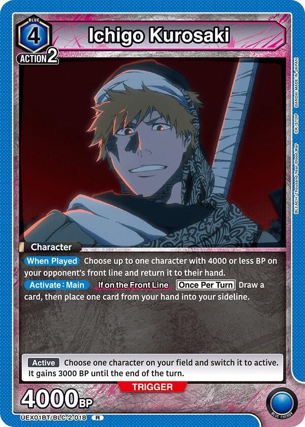 Image for Ichigo Kurosaki (018) (UEX01BT/BLC-2-018) - Union Arena