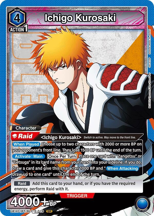 Image for Ichigo Kurosaki (019) (UEX01BT/BLC-2-019) - Union Arena