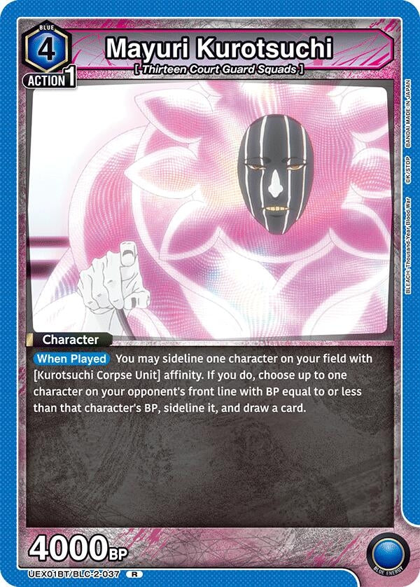 Image for Mayuri Kurotsuchi (037) (UEX01BT/BLC-2-037) - Union Arena