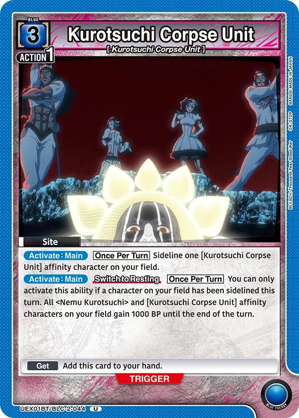 Image for Kurotsuchi Corpse Unit (UEX01BT) (UEX01BT/BLC-2-044) - Union Arena