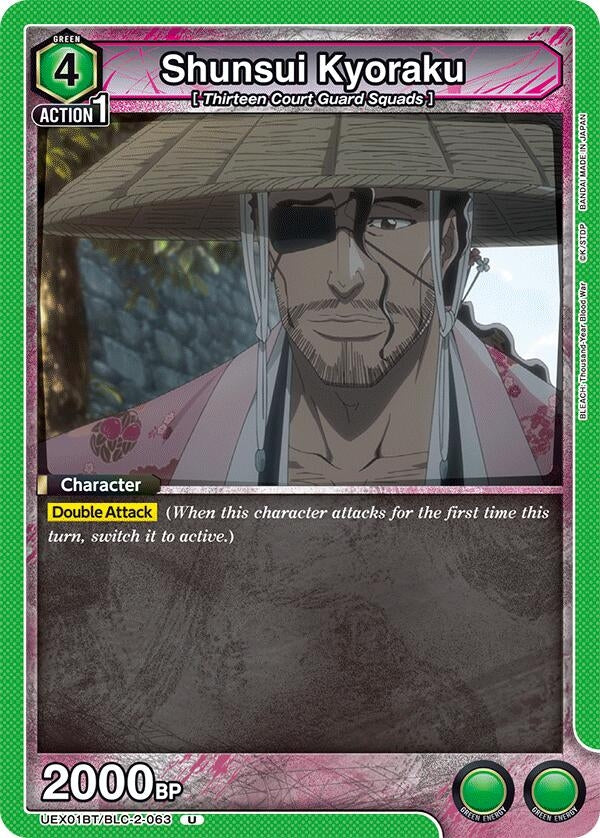 Image for Shunsui Kyoraku (UEX01BT/BLC-2-063) - Union Arena