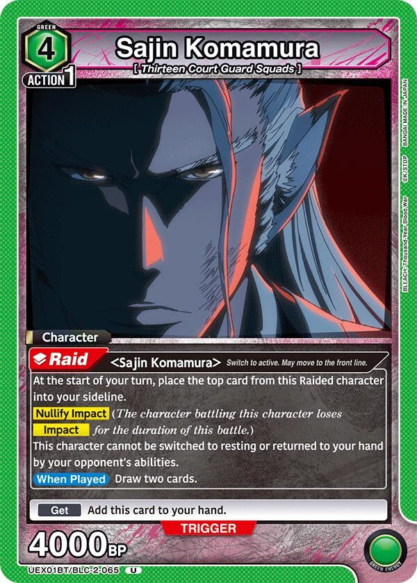 Image for Sajin Komamura (UEX01BT/BLC-2-065) - Union Arena