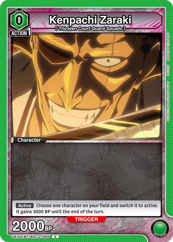 Image for Kenpachi Zaraki (066) (UEX01BT) (UEX01BT/BLC-2-066) - Union Arena