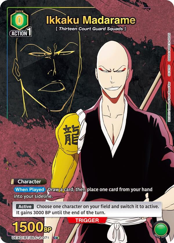 Image for Ikkaku Madarame (C*) (UEX01BT) (UEX01BT/BLC-2-071) - Union Arena