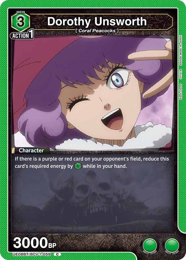 Image for Dorothy Unsworth (UE08BT) (UE08BT/BCV-1-059) - Union Arena