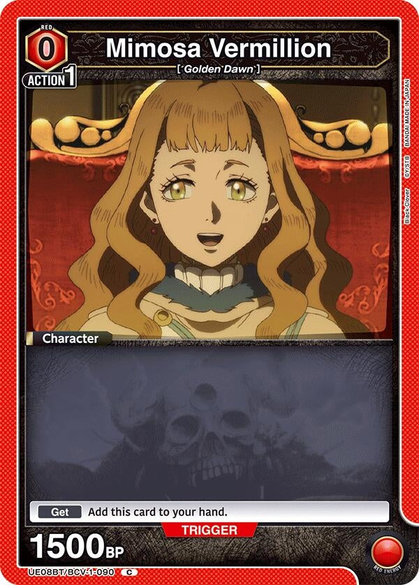 Image for Mimosa Vermillion (090) (UE08BT) (UE08BT/BCV-1-090) - Union Arena