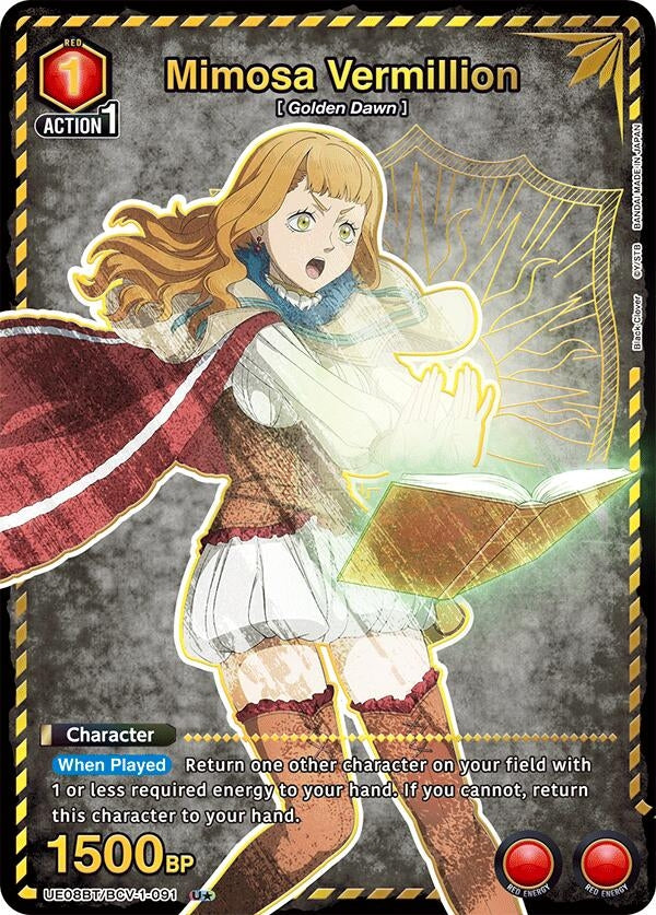 Image for Mimosa Vermillion (091) (U*) (UE08BT) (UE08BT/BCV-1-091) - Union Arena