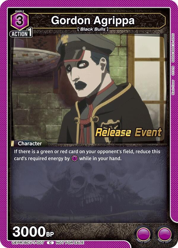 Image for Gordon Agrippa (UE08BT_RE) (UEPR/BCV-1-007) - Union Arena