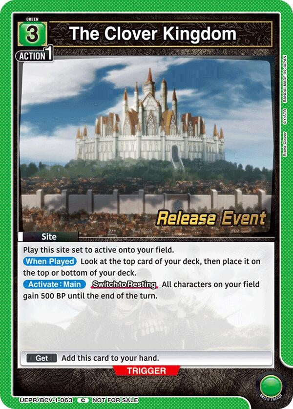 Image for The Clover Kingdom (UE08BT_RE) (UEPR/BCV-1-063) - Union Arena