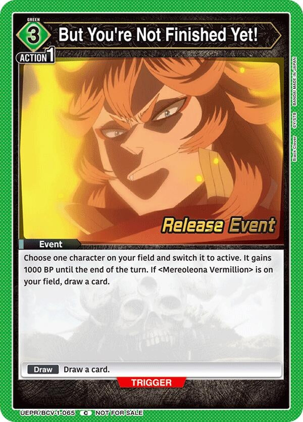 Image for But You're Not Finished Yet! (UE08BT_RE) (UEPR/BCV-1-065) - Union Arena
