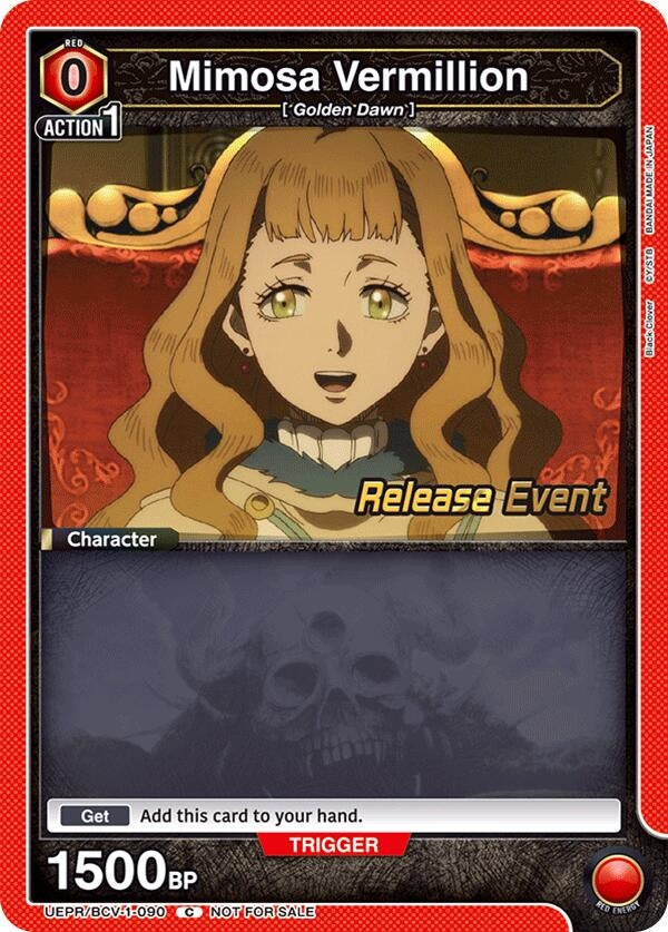 Image for Mimosa Vermillion (090) (UE08BT_RE) (UEPR/BCV-1-090) - Union Arena
