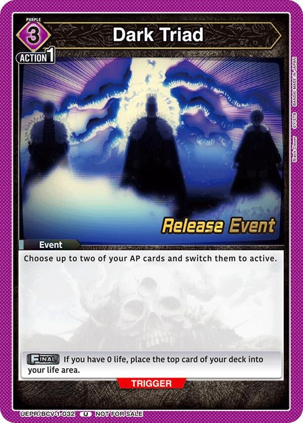 Image for Dark Triad (UE08BT_RE) (UEPR/BCV-1-032) - Union Arena
