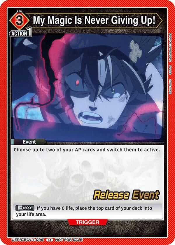 Image for My Magic Is Never Giving Up! (UE08BT_RE) (UEPR/BCV-1-096) - Union Arena