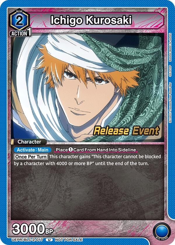 Image for Ichigo Kurosaki (017) (UEPR/BLC-2-017) - Union Arena