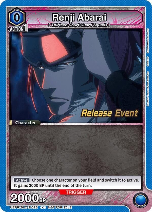 Image for Renji Abarai (025) (UEPR/BLC-2-025) - Union Arena
