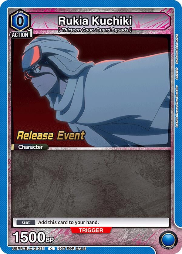 Image for Rukia Kuchiki (031) (UEPR/BLC-2-031) - Union Arena