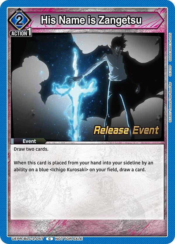 Image for His Name is Zangetsu (UEPR/BLC-2-047) - Union Arena