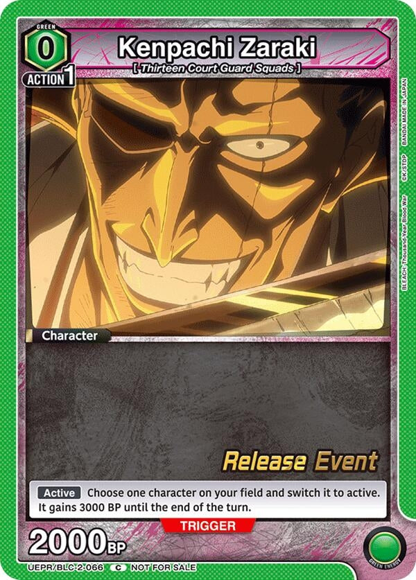 Image for Kenpachi Zaraki (066) (UEPR/BLC-2-066) - Union Arena