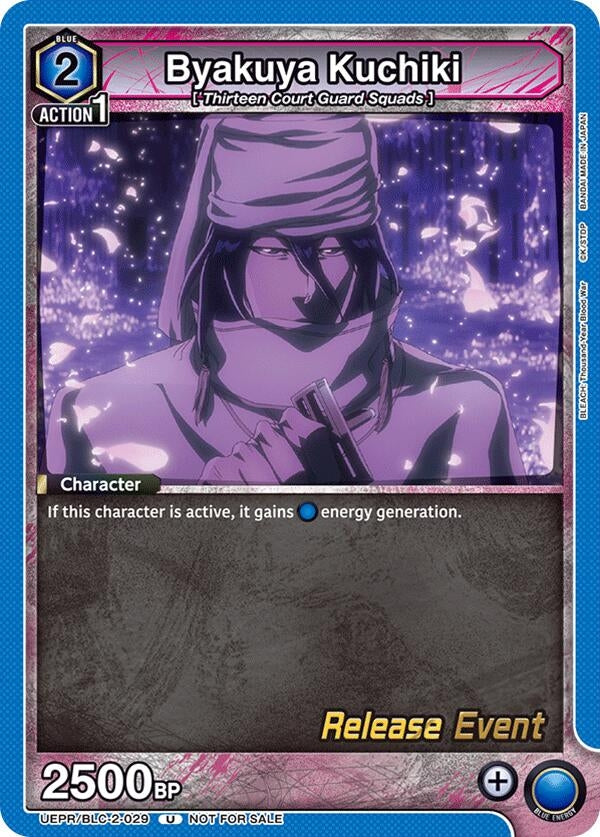Image for Byakuya Kuchiki (029) (UEPR/BLC-2-029) - Union Arena