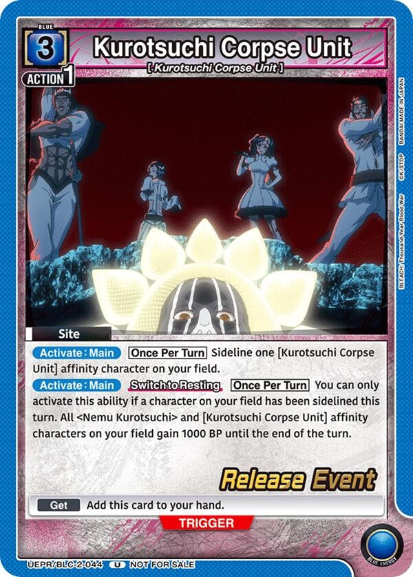 Image for Kurotsuchi Corpse Unit (UEPR/BLC-2-044) - Union Arena