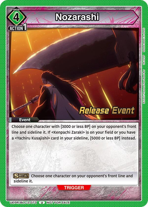 Image for Nozarashi (UEPR/BLC-2-073) - Union Arena
