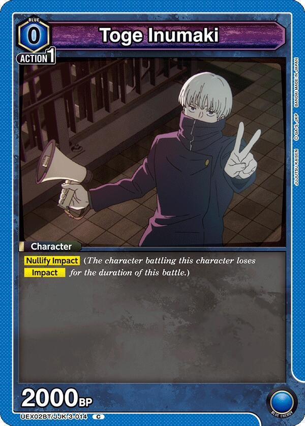 Image for Toge Inumaki (014) (Box Topper Foil) (UEX02BT) (UEX02BT/JJK-3-014) - Union Arena