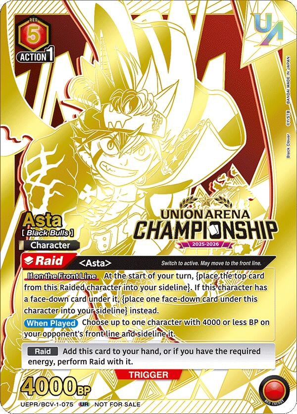 Image for Asta (Regionals 25-26) (UEPR) (UEPR/BCV-1-075) - Union Arena