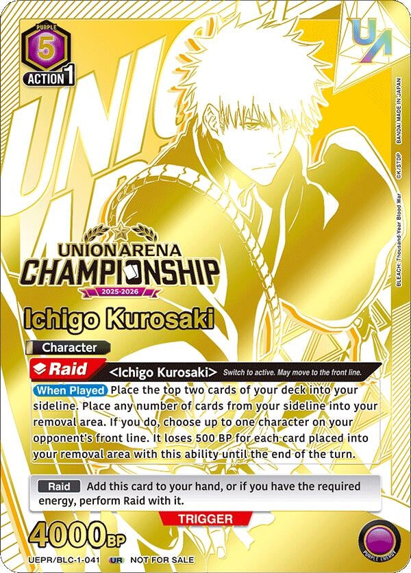 Image for Ichigo Kurosaki (Regionals 25-26) (UEPR) (UEPR/BLC-1-041) - Union Arena