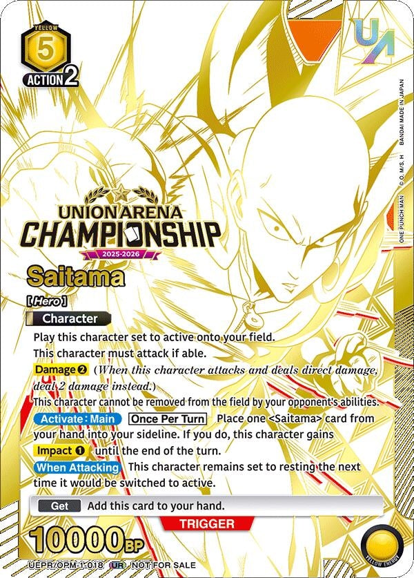 Image for Saitama (Regionals 25-26) (UEPR) (UEPR/OPM-1-018) - Union Arena
