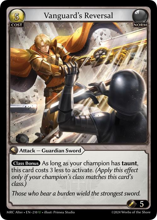 Vanguard's Reversal (210) [Mercurial Heart Alter Edition]
