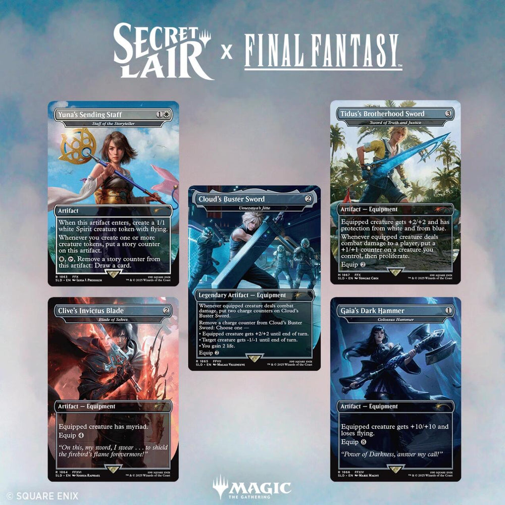Secret Lair x FINAL FANTASY (Weapons)