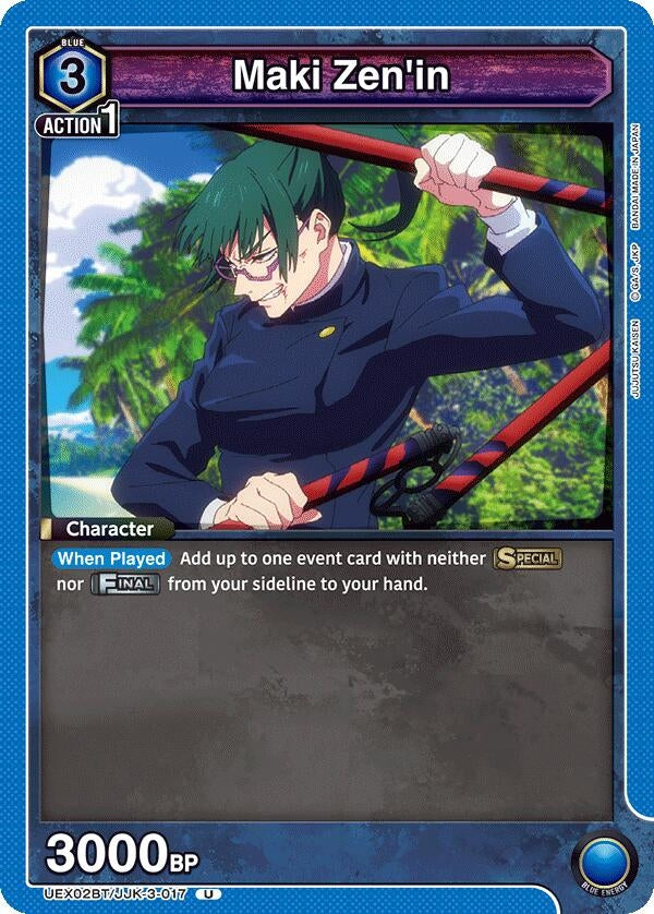 Image for Maki Zen'in (UEX02BT) (UEX02BT/JJK-3-017) - Union Arena