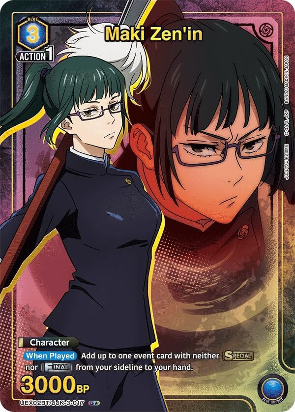 Image for Maki Zen'in (U*) (UEX02BT) (UEX02BT/JJK-3-017) - Union Arena