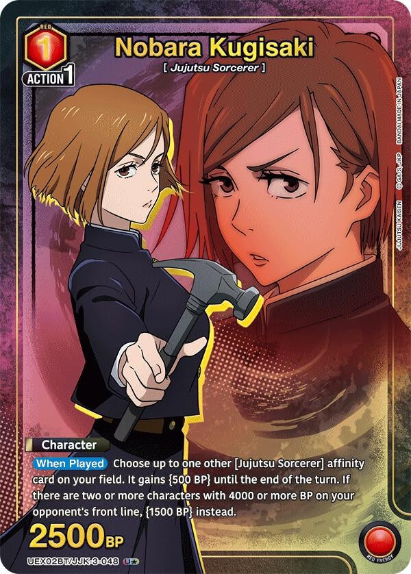 Image for Nobara Kugisaki (048) (U*) (UEX02BT) (UEX02BT/JJK-3-048) - Union Arena