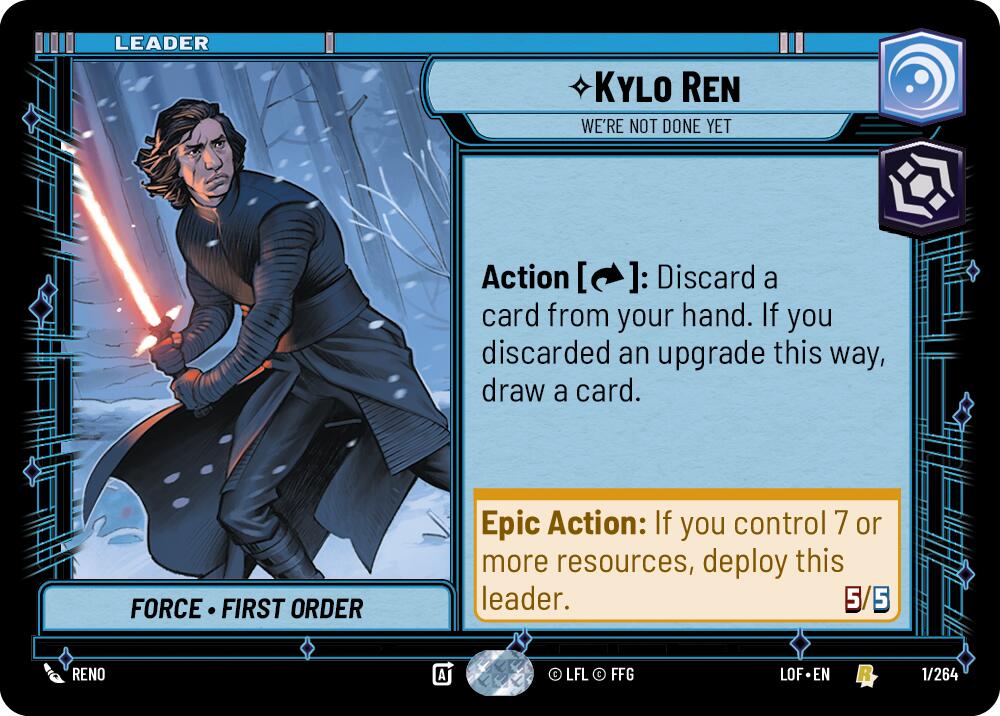 Kylo Ren - We're Not Done Yet (001/264) (001/264) [Legends of the Force]