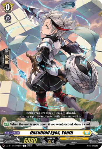 Unsullied Eyes, Youth (DZ-BT08/098EN) [Knights 0f Rebirth]