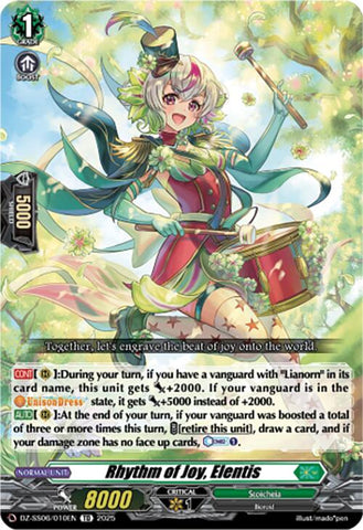 Rhythm of Joy, Elentis (DZ-SS06/010EN) [Master Deckset -Urara Haneyama-]