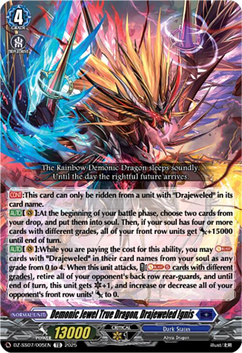 Demonic Jewel True Dragon, Drajeweled Ignis (DZ-SS07/005EN) [Master Deckset -Michiru Hazama-]