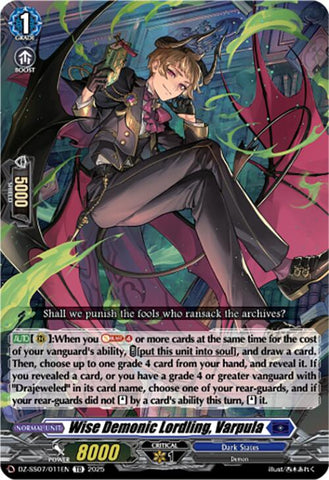 Wise Demonic Lordling, Varpula (DZ-SS07/011EN) [Master Deckset -Michiru Hazama-]