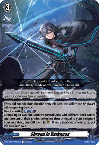 Shroud in Darkness (DZ-SS07/019EN) [Master Deckset -Michiru Hazama-]