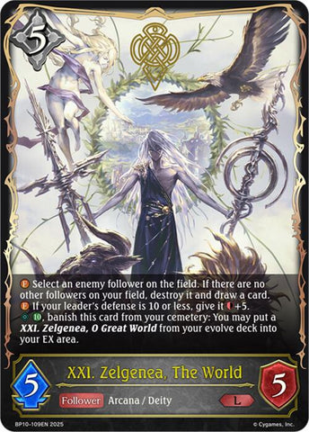 XXI. Zelgenea, The World (BP10-109EN) [Gods of the Arcana]