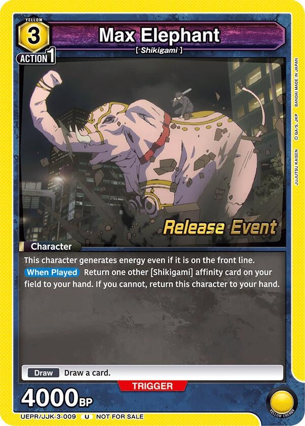 Image for Max Elephant (UEPR/JJK-3-009) - Union Arena
