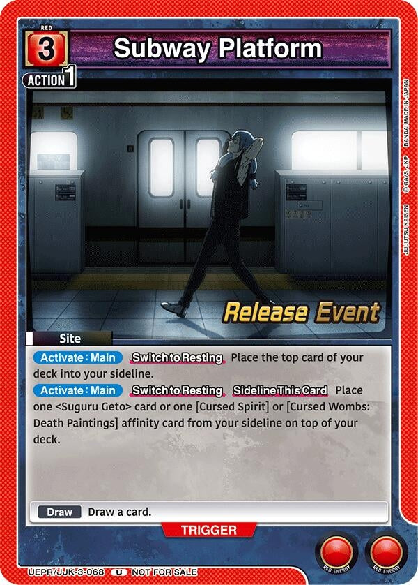 Image for Subway Platform (UEPR/JJK-3-068) - Union Arena