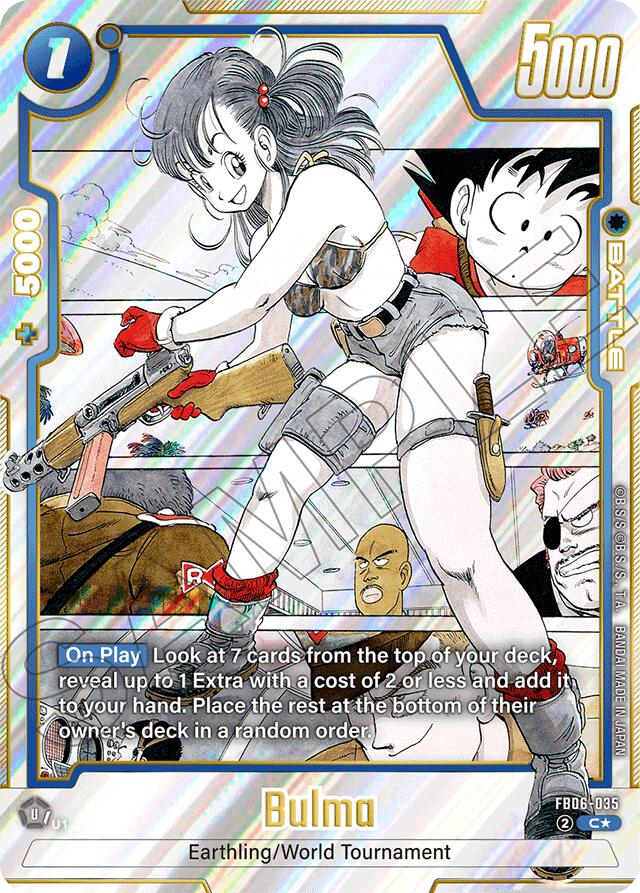 Bulma (FB06-035) (Alternate Art) [Manga Booster 01]