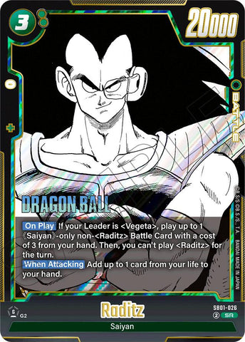 Raditz (SB01-026) [Manga Booster 01]