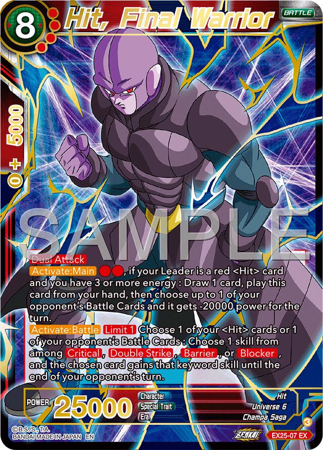 Hit, Final Warrior (EX25-07) [Premium Anniversary Box 2025]