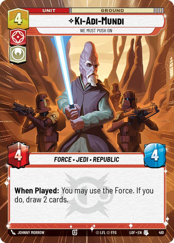 Ki-Adi-Mundi - We Must Push On (410) (Hyperspace) (410) [Legends of the Force]